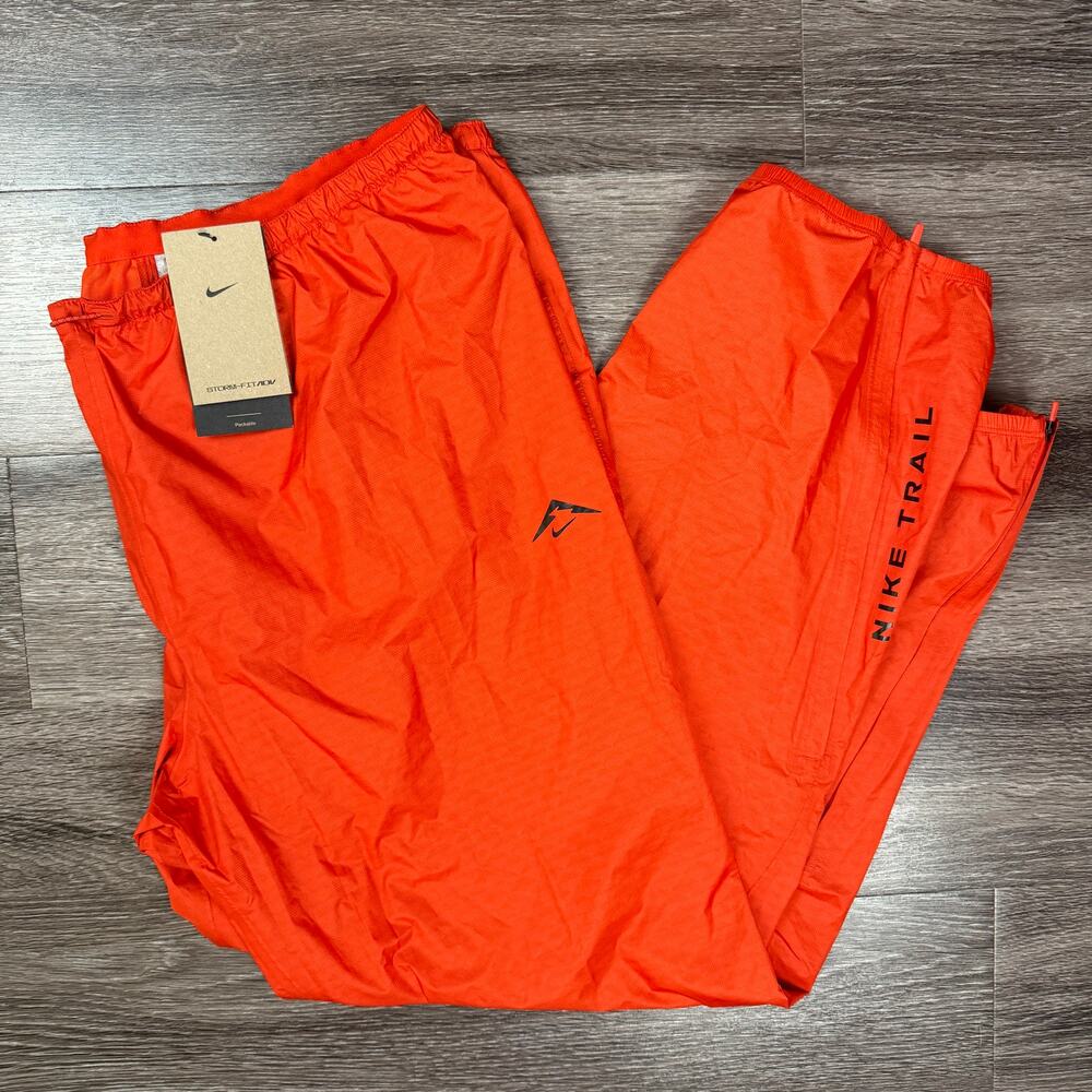 Nike Trailwind Storm-FIT ADV Waterproof Pants Orange XL NWT HV2159-633